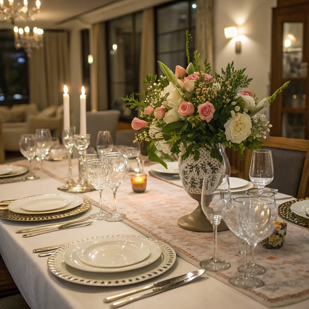 Dinner Table Setup
