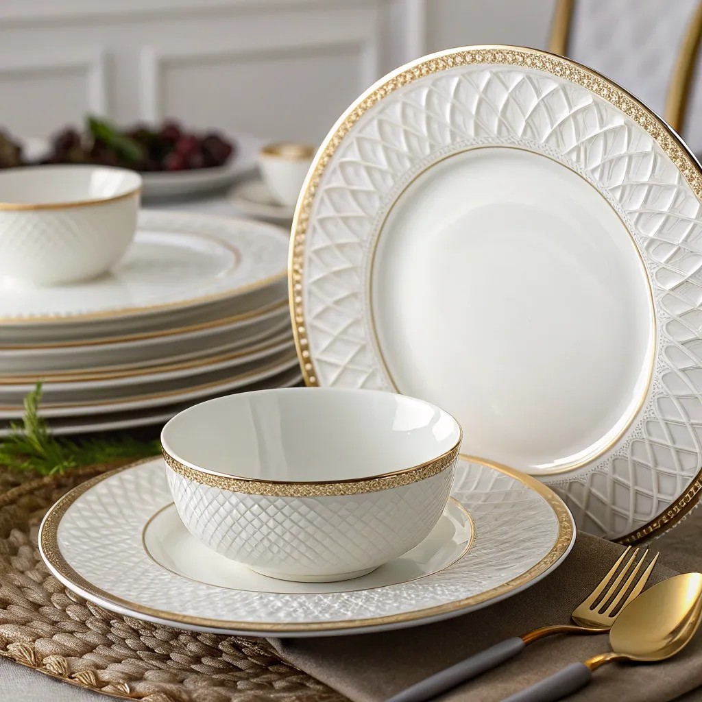Close-up of Dinnerware Design